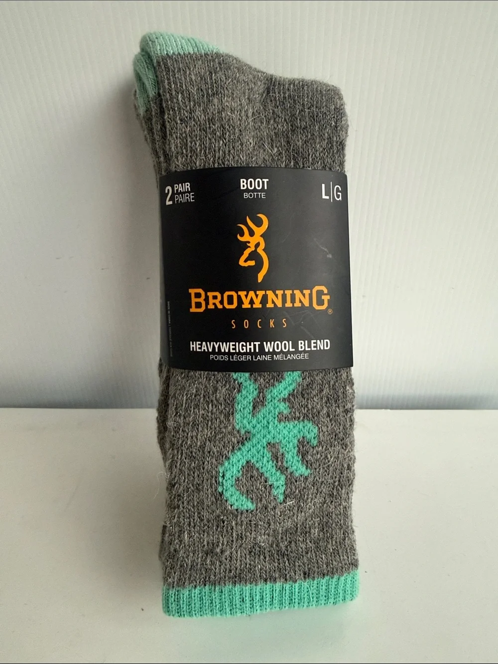 Browning Women's Rowan Heavyweight Wool Boot Socks Size L